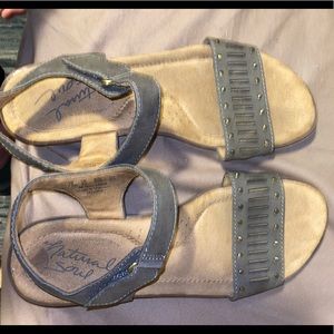 Tan sandals